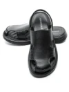 Sandale Barbati din piele naturala 619008 BLACK | ADVANCER