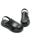 Sandale Barbati din piele naturala 619008 BLACK | ADVANCER