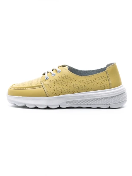 Pantofi Casual Dama din piele naturala K98820 YELLOW | GALOP