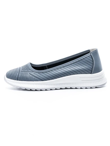 Balerini Dama din piele naturala K98821 BLUE | GALOP