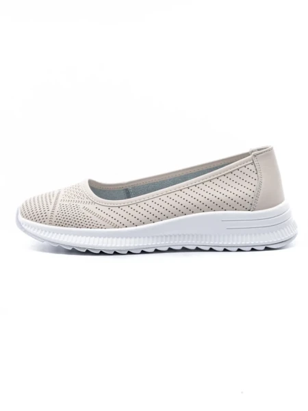 Balerini Dama din piele naturala K98821 APRICOT | GALOP