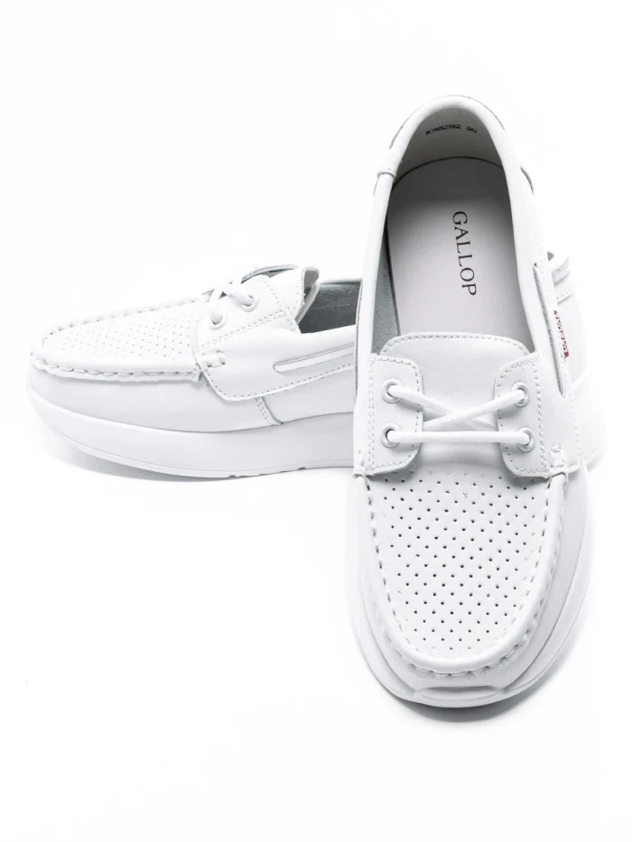 Pantofi Casual Dama din piele naturala K98292 WHITE | GALOP