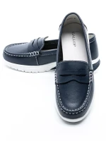 Pantofi Casual Dama din piele naturala K98201 DARK BLUE | GALOP