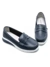Pantofi Casual Dama din piele naturala K98201 DARK BLUE | GALOP