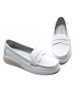 Pantofi Casual Dama din piele naturala K98201 WHITE | GALOP