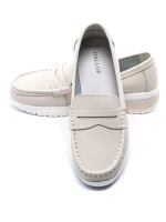 Pantofi Casual Dama din piele naturala K98201 APRICOT | GALOP