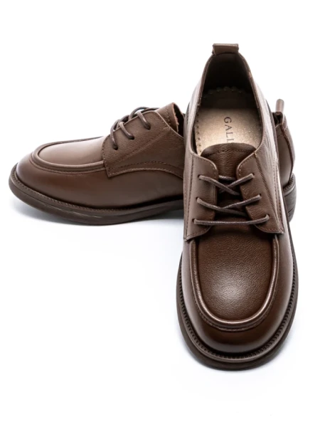 Pantofi Casual Dama din piele naturala 7295 BROWN | GALOP