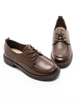 Pantofi Casual Dama din piele naturala 7295 BROWN | GALOP