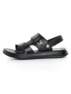 Sandale Barbati din piele naturala 592096 BLACK | ADVANCER