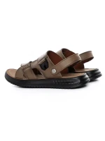 Sandale Barbati din piele naturala 592096 GREY | ADVANCER