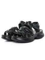 Sandale Dama din piele naturala 2776737 BLACK | ADVANCER