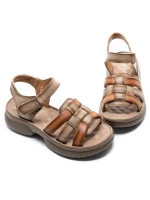 Sandale Dama din piele naturala 2776737 BROWN | ADVANCER