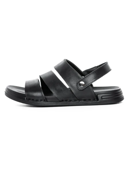 Sandale Barbati din piele naturala 2904-3 BLACK | ADVANCER