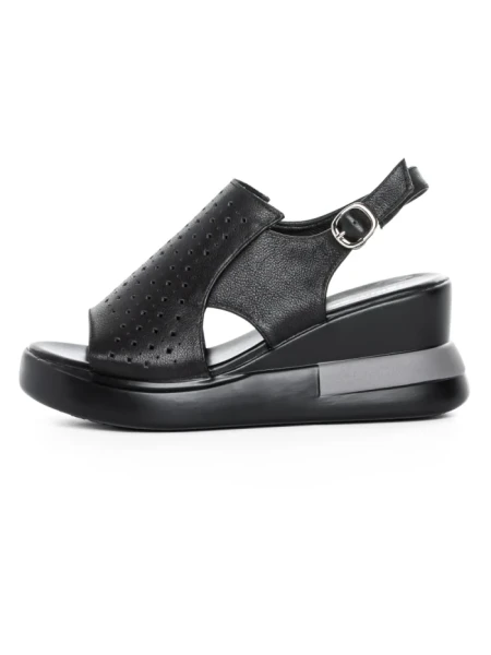 Sandale Dama din piele naturala 8130 BLACK | ADVANCER