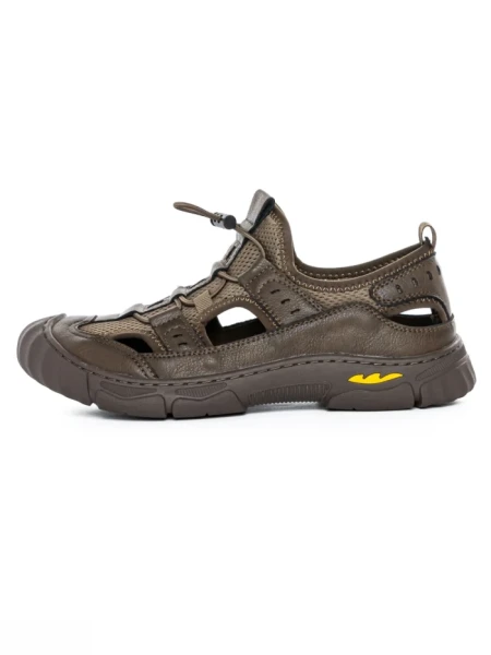 Pantofi Casual Barbati din piele naturala A93001 KHAKI | ADVANCER