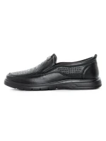 Pantofi Casual Barbati din piele naturala 883L-18 BLACK | ADVANCER