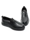Pantofi Casual Barbati din piele naturala 883L-18 BLACK | ADVANCER