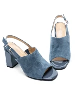 Sandale Dama din piele naturala K24095-7893 BLUE | ADVANCER