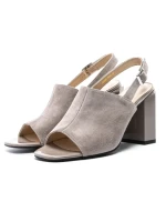 Sandale Dama din piele naturala K24095-7893 GREY | ADVANCER
