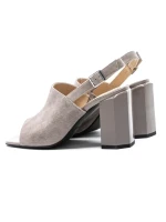 Sandale Dama din piele naturala K24095-7893 GREY | ADVANCER