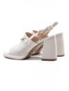Sandale Dama din piele naturala K347-1 CREAM | ADVANCER