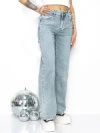 Blugi Dama M2227-1 ALBASTRU | FASHION