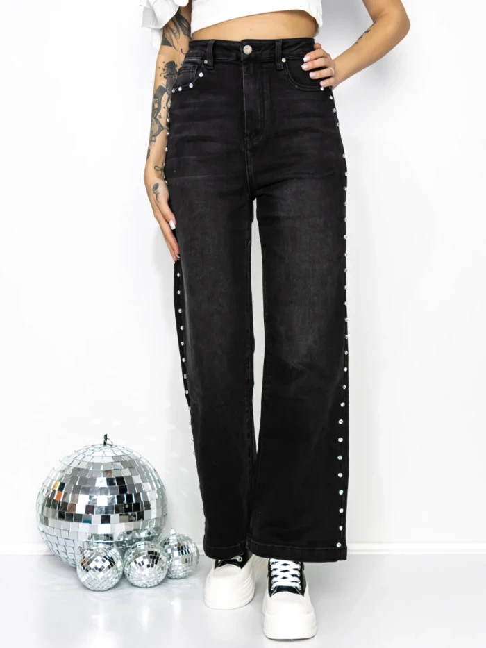 Blugi Dama FX1214 NEGRU | FASHION
