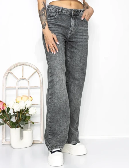 Blugi Dama M2227-2 GRI | FASHION
