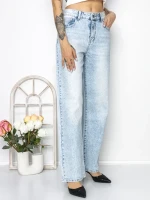 Blugi Dama BQ9917 ALBASTRU | FASHION