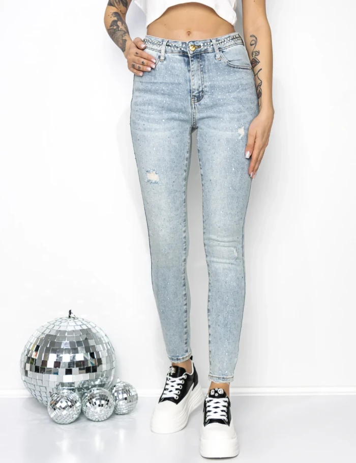 Blugi Dama SZ2888-H ALBASTRU | FASHION