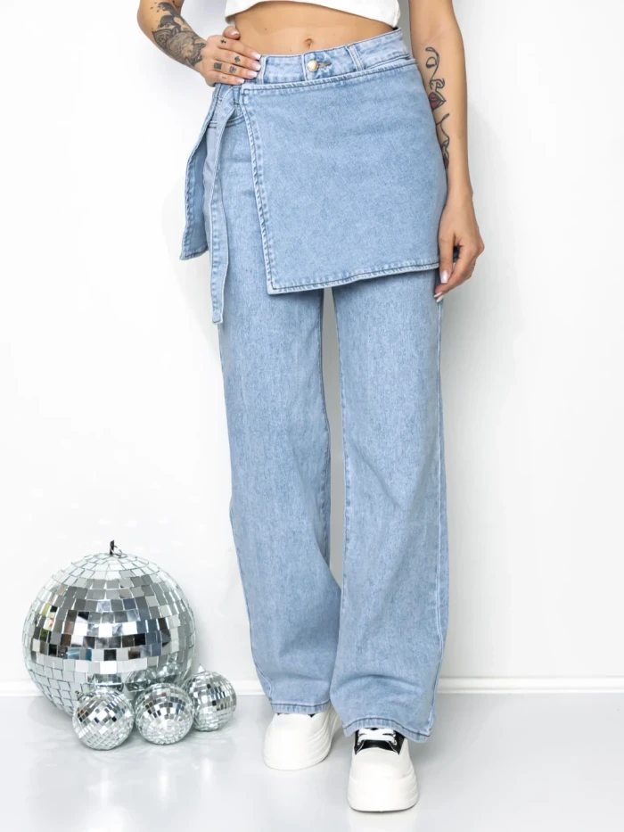 Blugi Dama Y3009-1 ALBASTRU | FASHION
