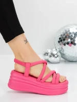 Sandale Dama cu Platforma 5H26 FUCHSIA | MEI