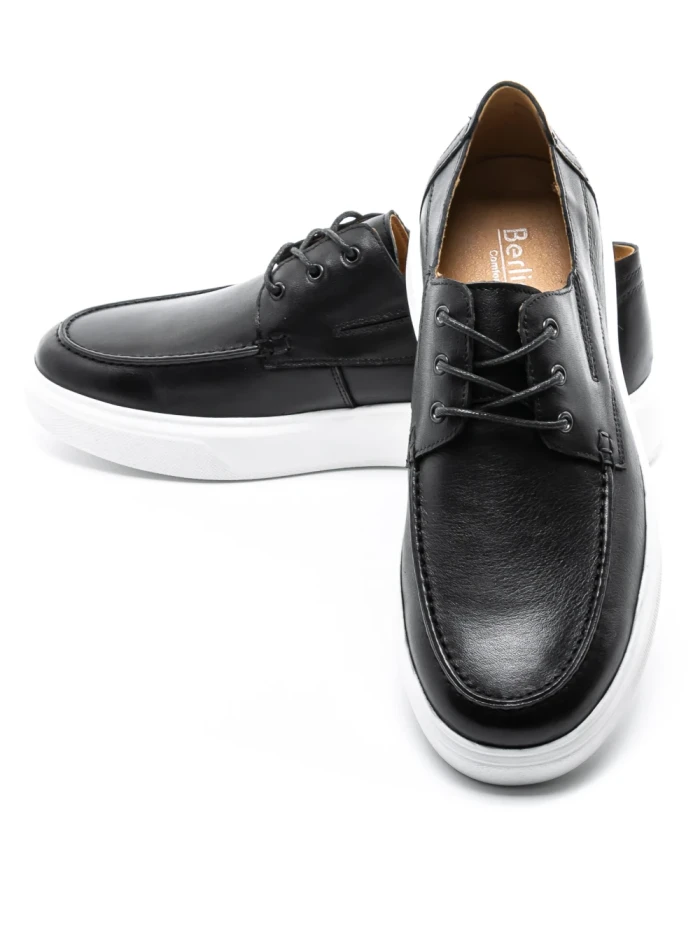 Pantofi Casual Barbati din piele naturala Z15881-5 BLACK | BERLINER