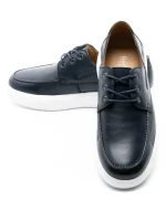 Pantofi Casual Barbati din piele naturala Z15881-5 BLUE | BERLINER