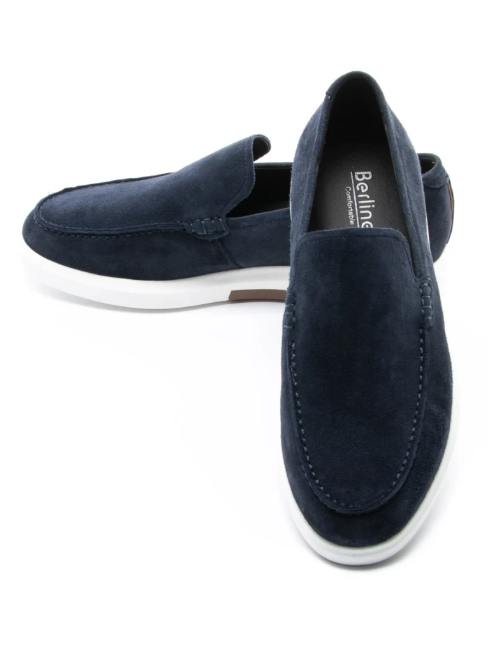 Mocasini Barbati din piele naturala Z17051-33 BLUE | BERLINER