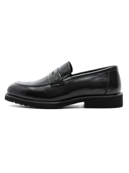 Mocasini Barbati din piele naturala F12042-1 BLACK | BERLINER
