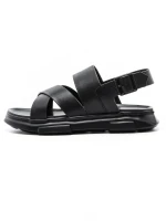 Sandale Barbati 9043-7 Negru » meishop.life