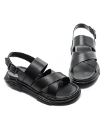 Sandale Barbati 9043-7 Negru » meishop.life