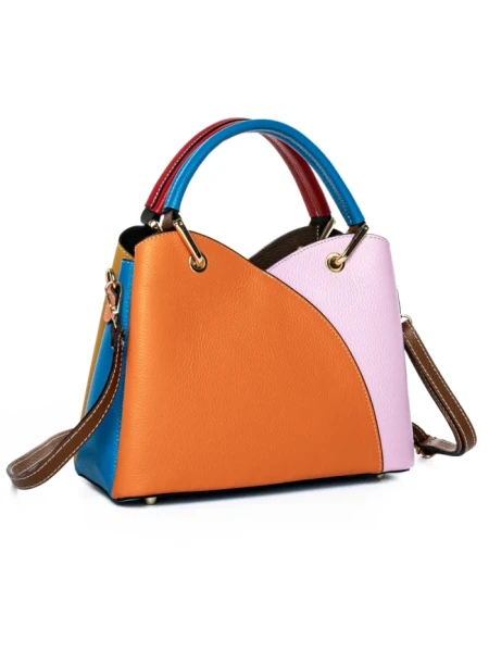 Genti Dama Din Piele Naturala GD26 ORANGE-PINK | FORSETI