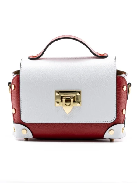 Genti Dama Din Piele Naturala GD32 WHITE-RED | FORSETI