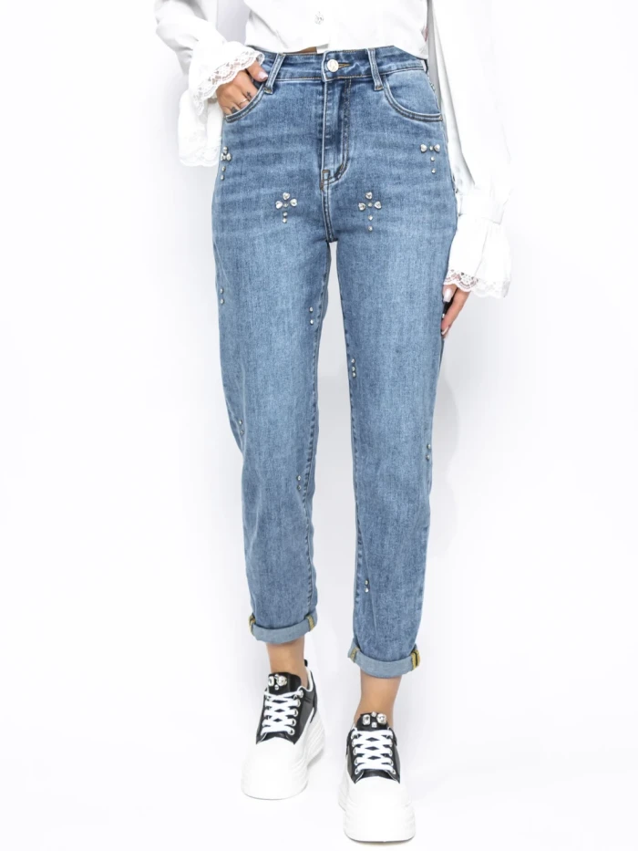 Blugi Dama RF095 ALBASTRU | MINA