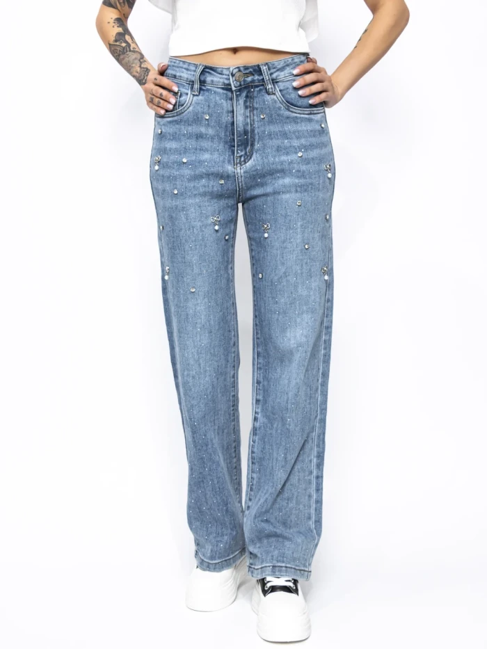 Blugi Dama RF047 ALBASTRU | MINA