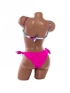 Costum de baie dama F335-1 ROZ-NEGRU | MEINA