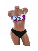 Costum de baie dama F335-1 ROZ-NEGRU | MEINA
