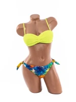 Costum de baie dama F339-1 VERDE NEON | MEINA