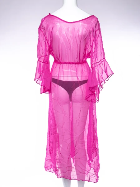 Rochie de Plaja 306 Fucsia » meishop.life