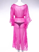 Rochie de Plaja 306 Fucsia » meishop.life