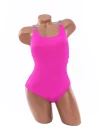 Costum de Baie Dama intreg Y08-1 Fucsia Meina