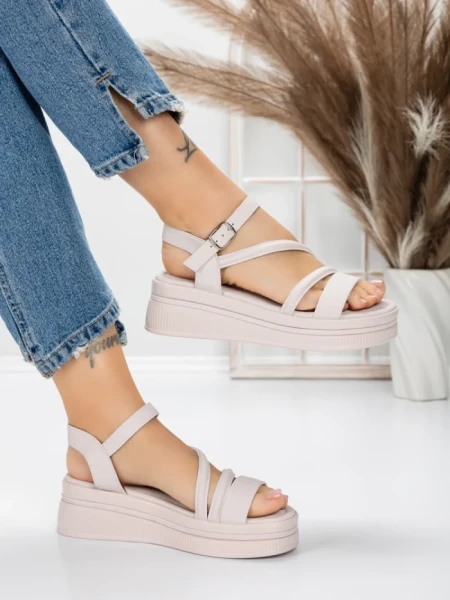 Sandale Dama cu Platforma 5HXS6 PINK | MEI