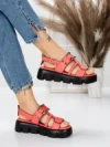 Sandale Dama cu Talpa Joasa 5HXS18 PINK | MEI